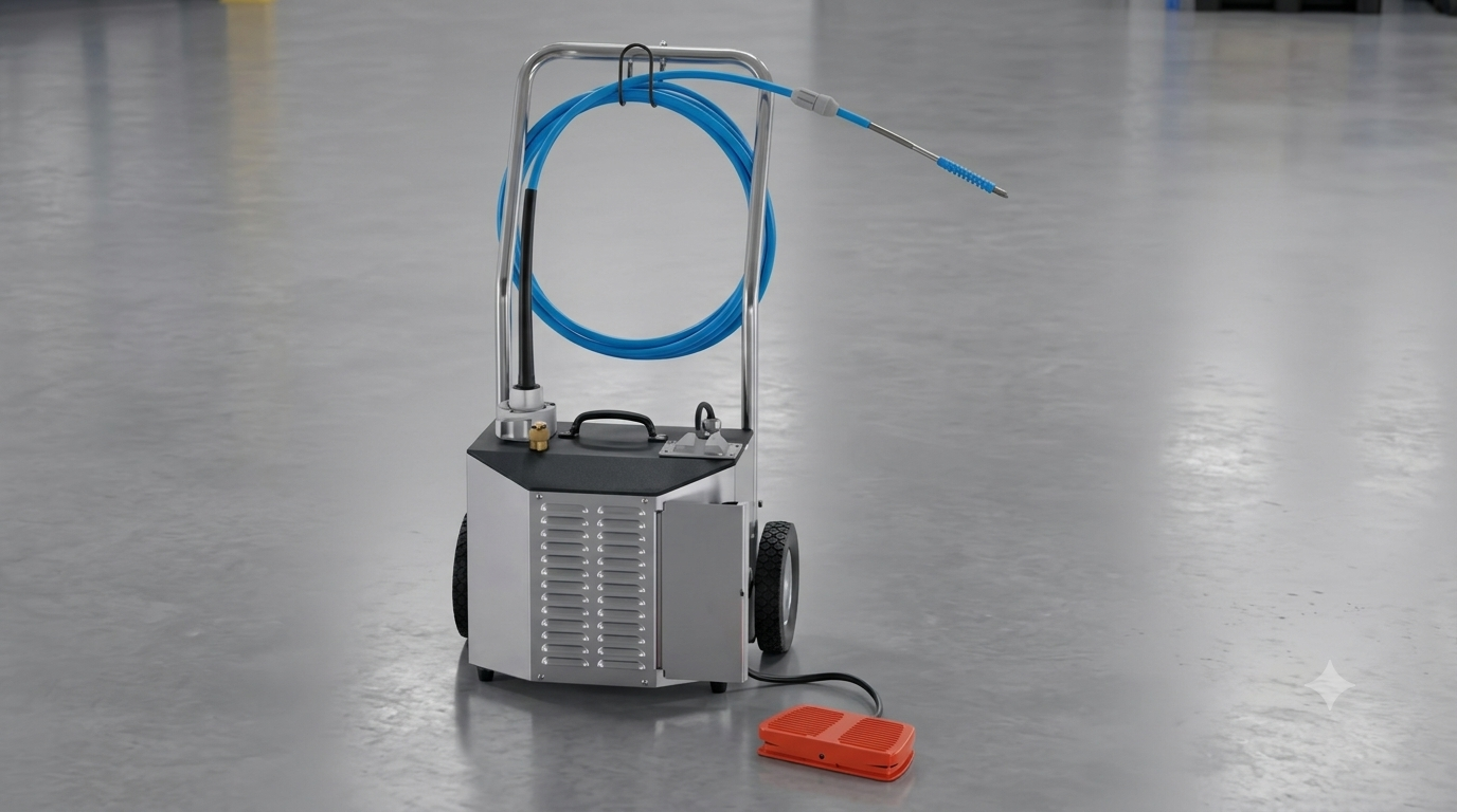 Tube cleaning machine flexible shaft and tube cleaning brushes